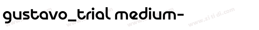 gustavo_trial medium字体转换